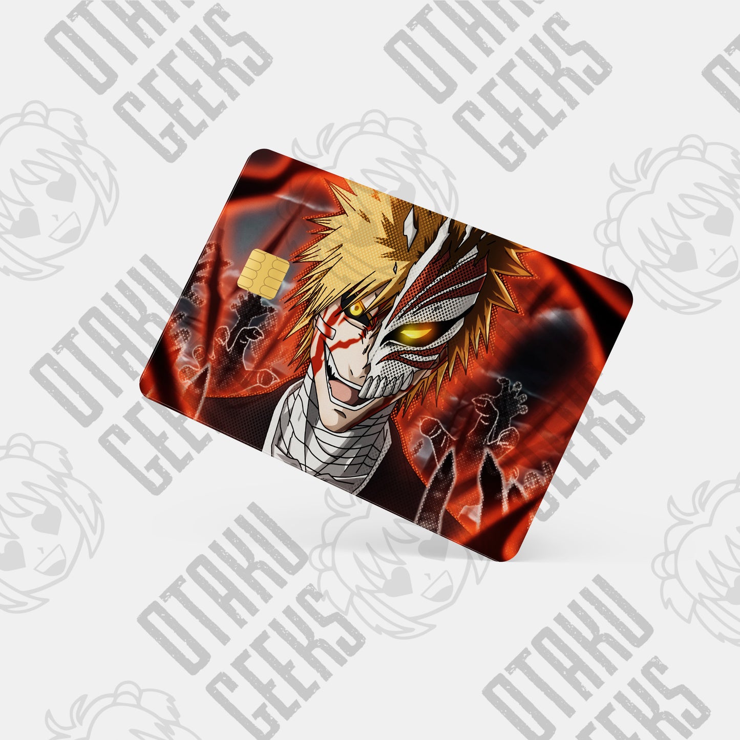 Ichigo Hollow Form Credit Card Skin – Bleach | Waterproof Anime Vinyl Wrap