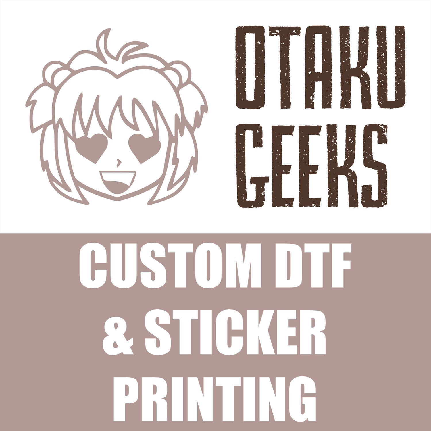 Custom DTF/Sticker Printing