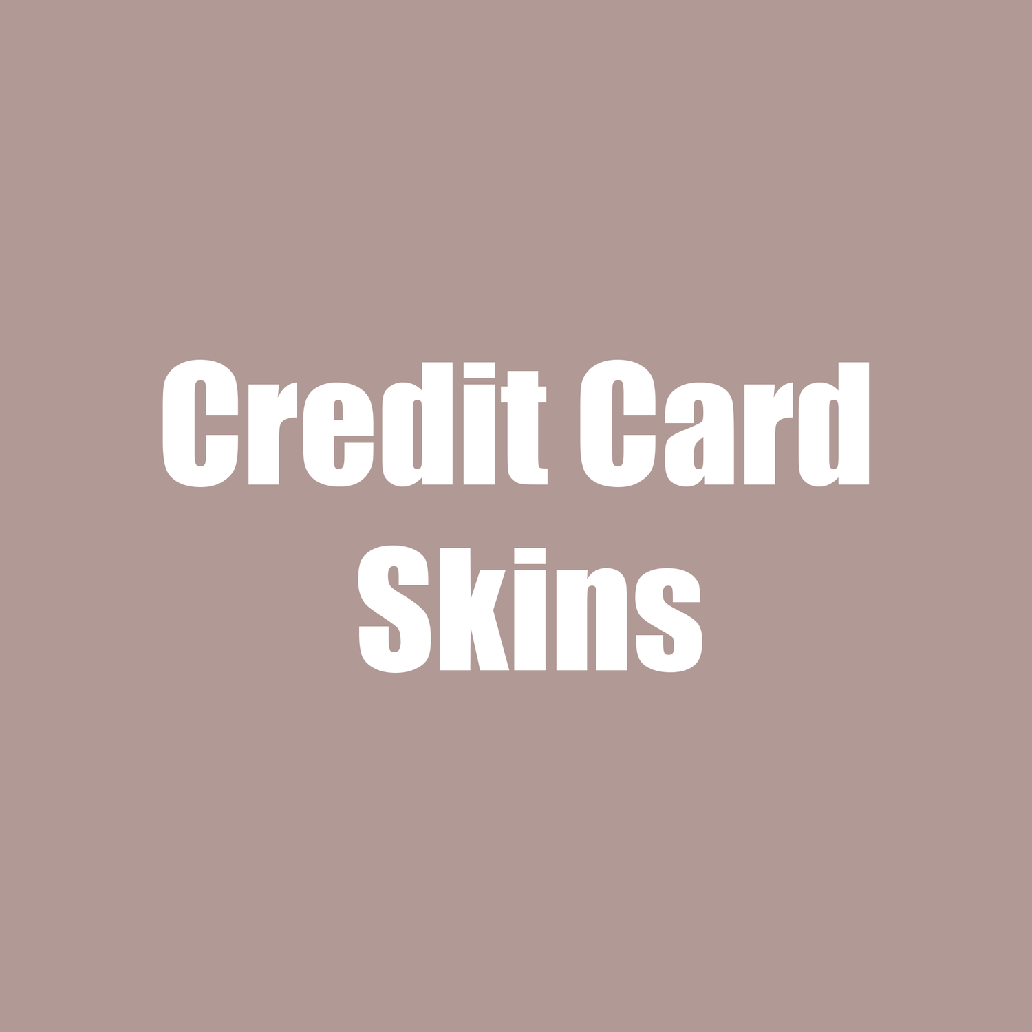 Credit Card Skins