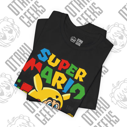 Mario as Pika Unisex Jersey Short Sleeve Tee