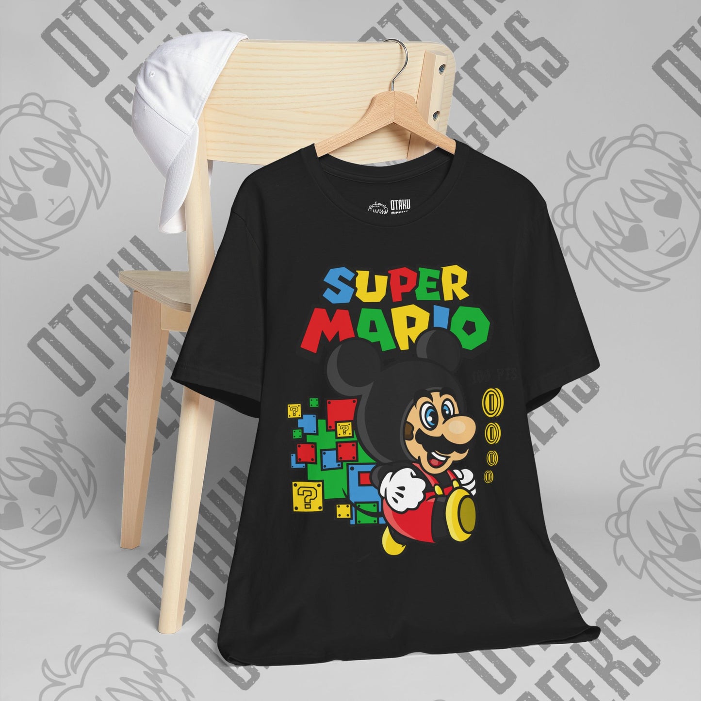 Mario as Mickey Unisex Jersey Short Sleeve Tee