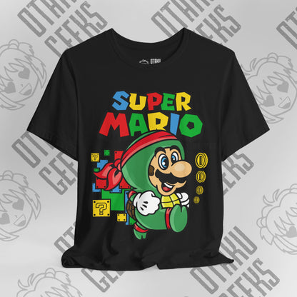 Mario as Ninja Turtle Unisex Jersey Short Sleeve Tee