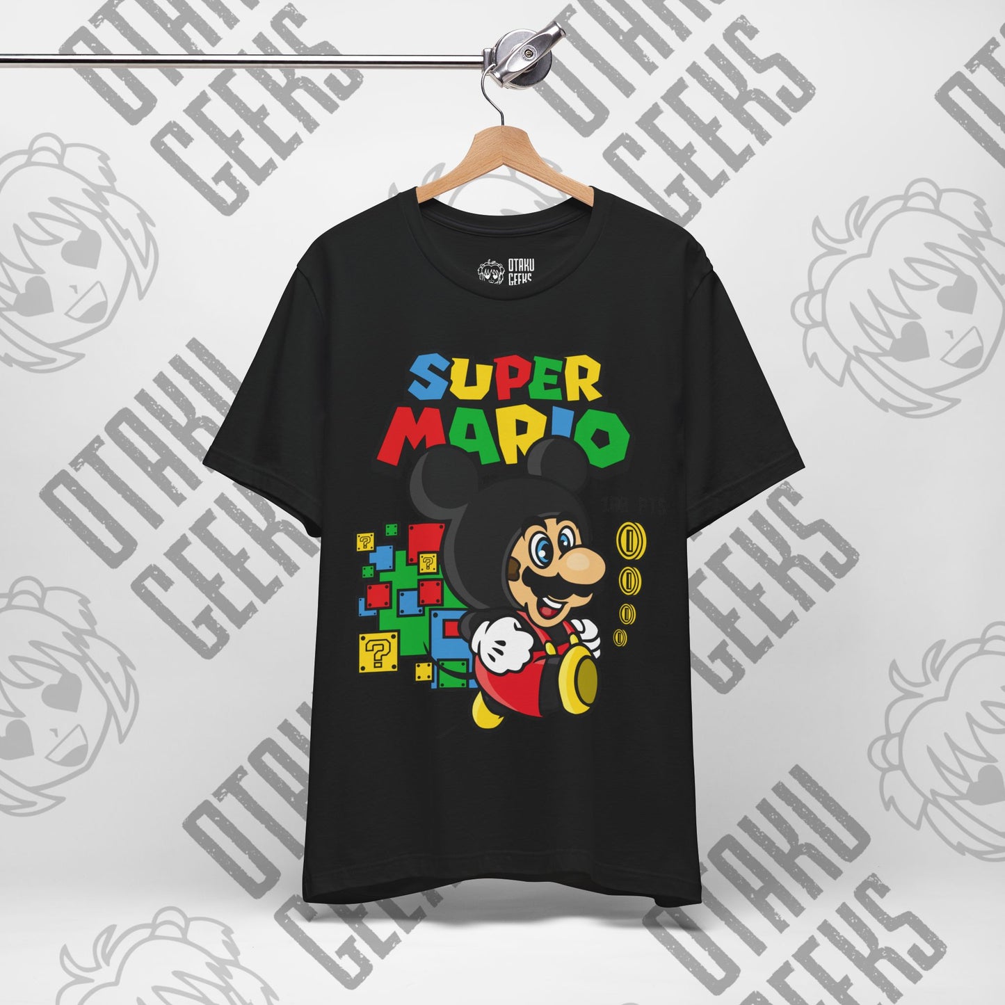 Mario as Mickey Unisex Jersey Short Sleeve Tee