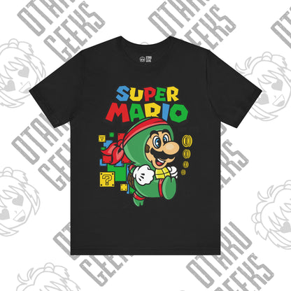 Mario as Ninja Turtle Unisex Jersey Short Sleeve Tee