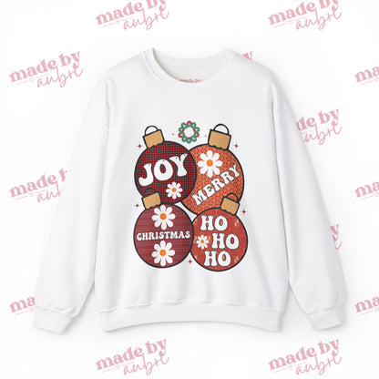 Joyful Vintage Christmas Crewneck Sweatshirt