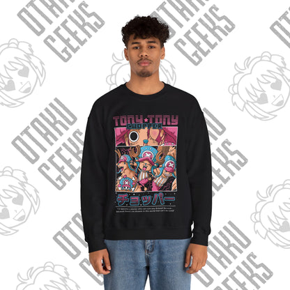 Chopper Anime Crewneck Sweatshirt - Unisex Heavy Blend™