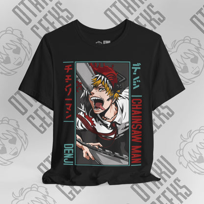 Chainsaw Man Denji Unisex Jersey Short Sleeve Tee