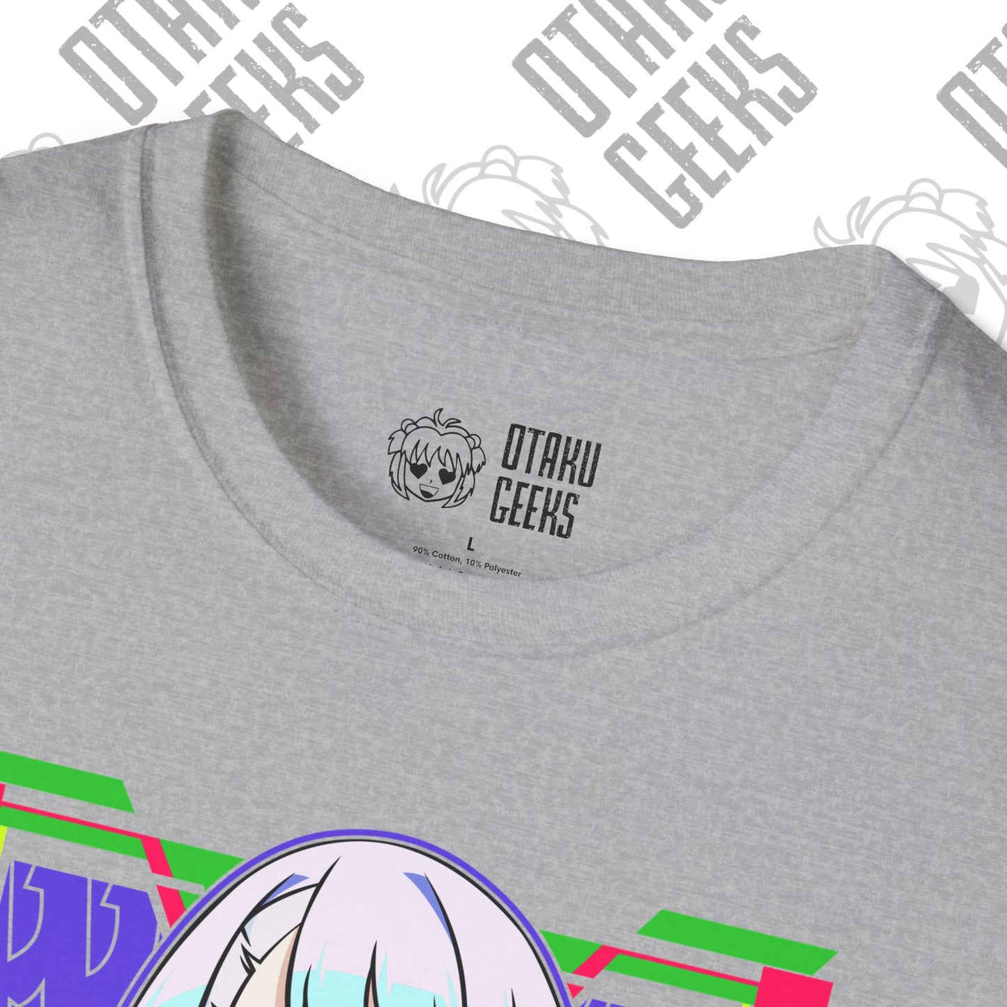 Anime Cybergirl T-Shirt — Neon Aesthetic Otaku Tee