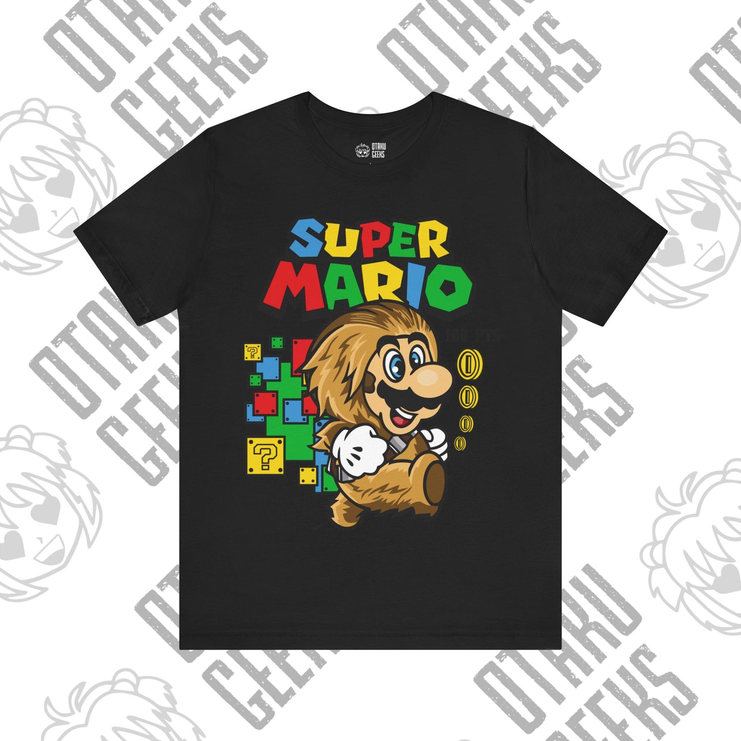 Mario as Chewbacca Unisex Jersey Short Sleeve Tee