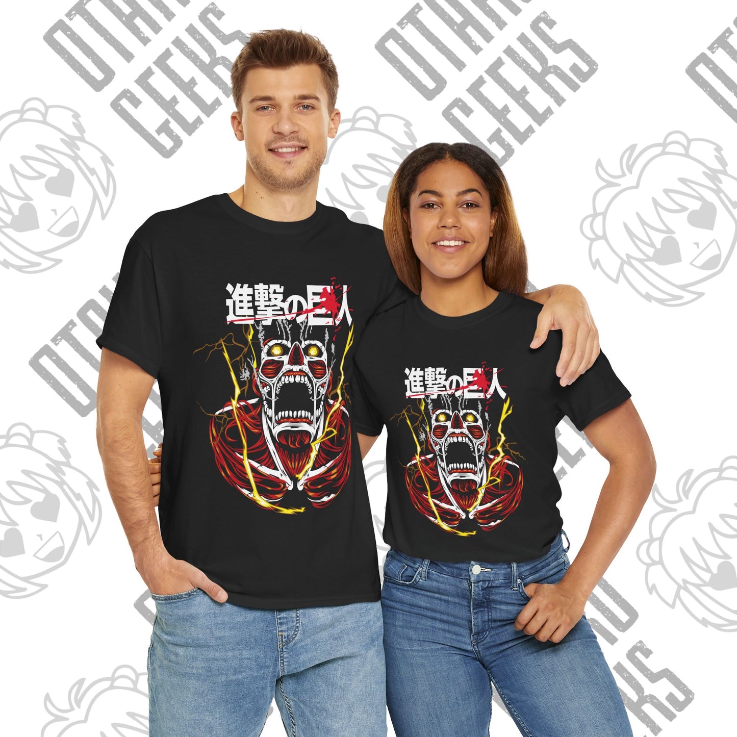 Attack on Titan Unisex Heavy Cotton Tee - Perfect for Anime Fans