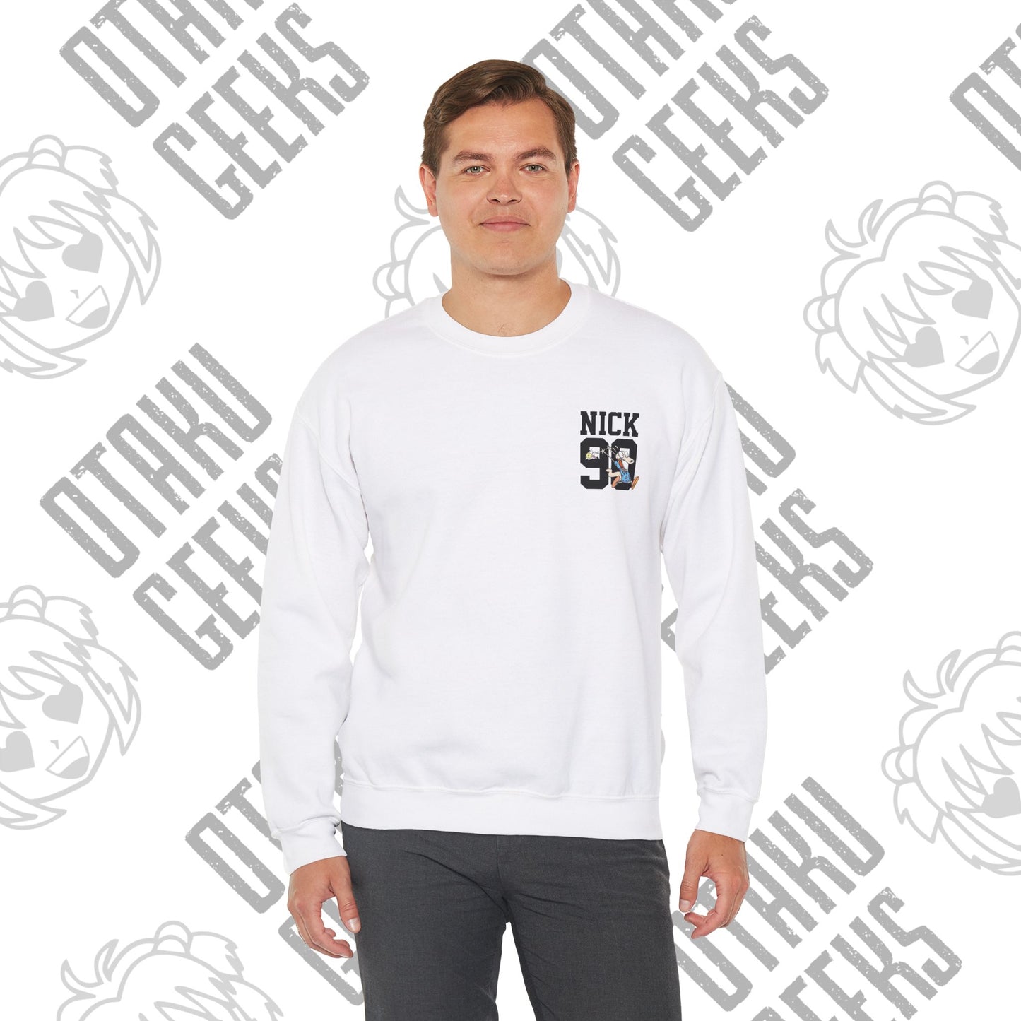 Nick 90 Unisex Heavy Blend™ Crewneck Sweatshirt - Retro Cartoon Graphics