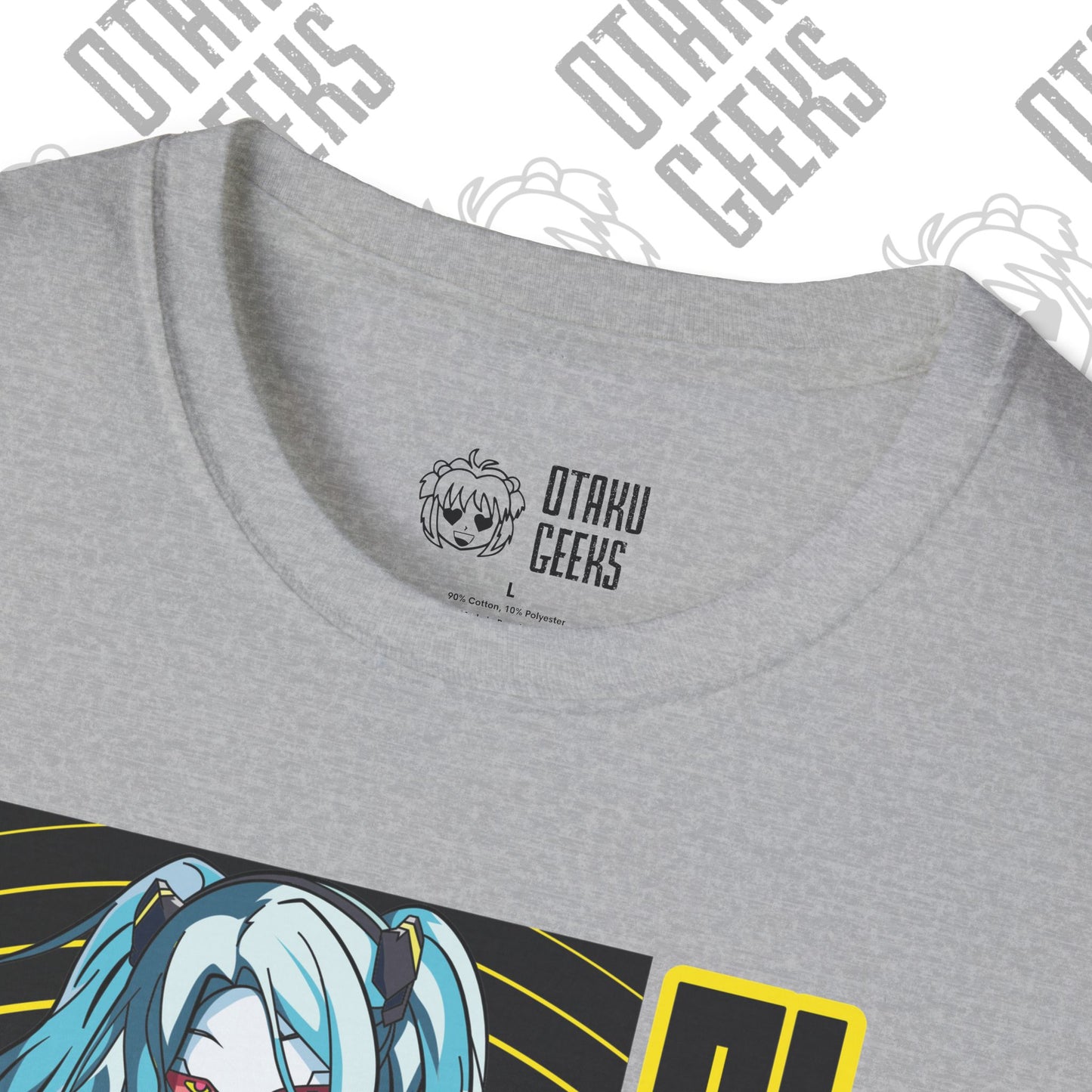 Cyberpunk Girl Tee — "Becka" Anime Sci‑Fi Graphic T-Shirt