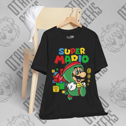 Mario as Ninja Turtle Unisex Jersey Short Sleeve Tee