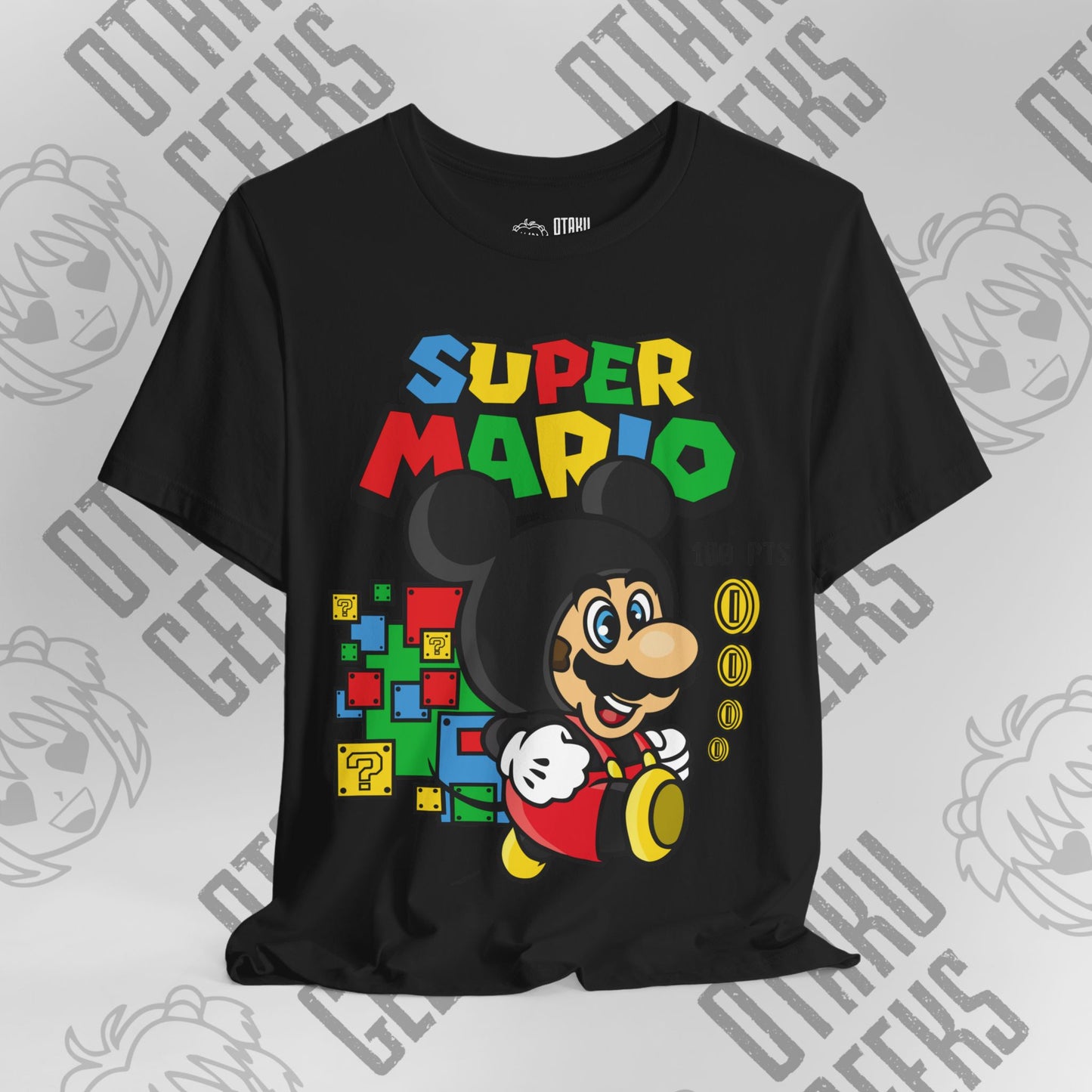 Mario as Mickey Unisex Jersey Short Sleeve Tee