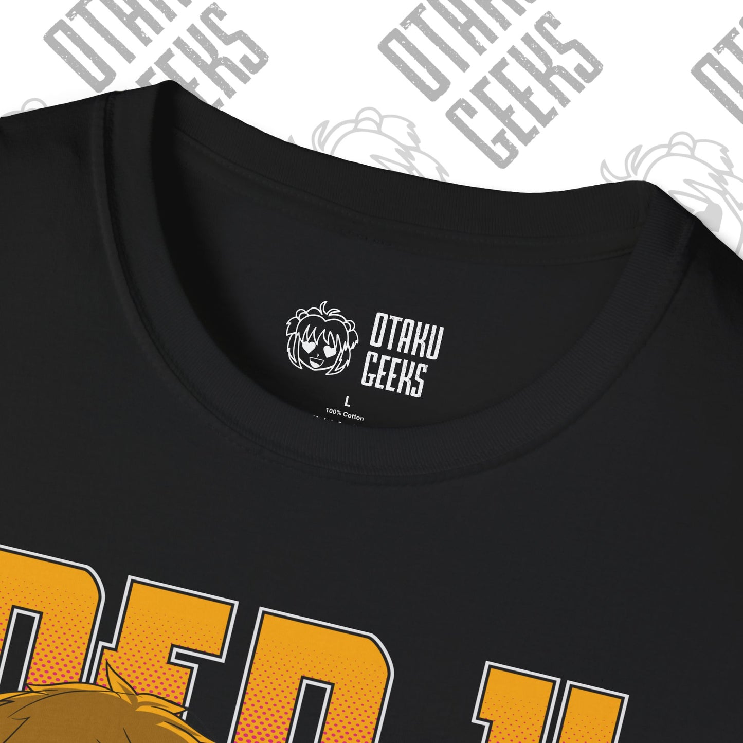 Anime Character Collage T-Shirt — Retro Neon Manga Panel Tee