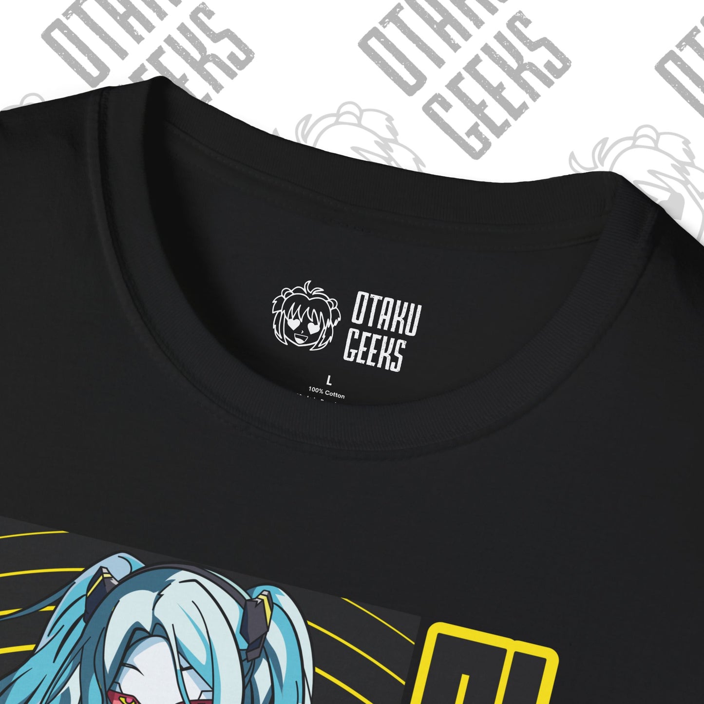 Cyberpunk Girl Tee — "Becka" Anime Sci‑Fi Graphic T-Shirt