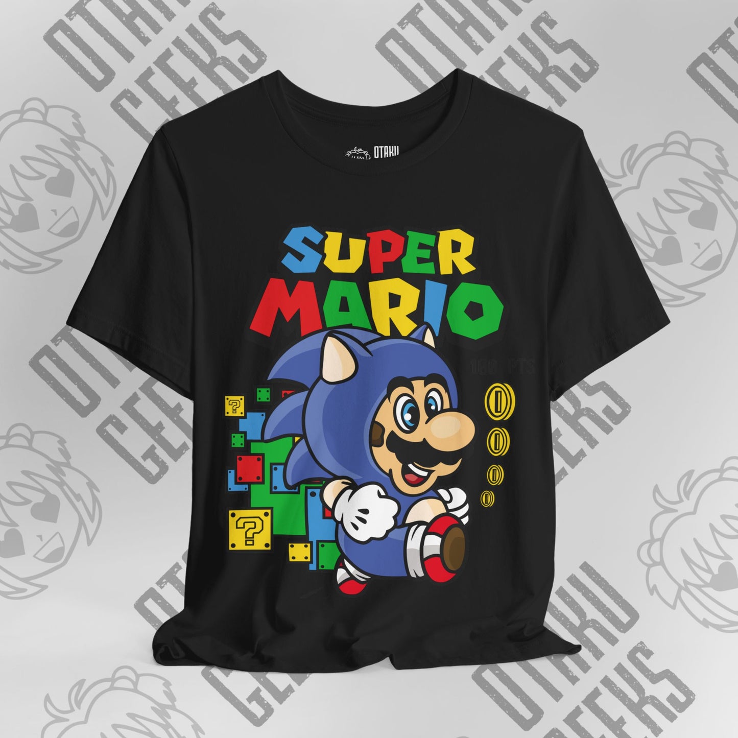 Mario as Sonic Unisex Jersey Short Sleeve Tee