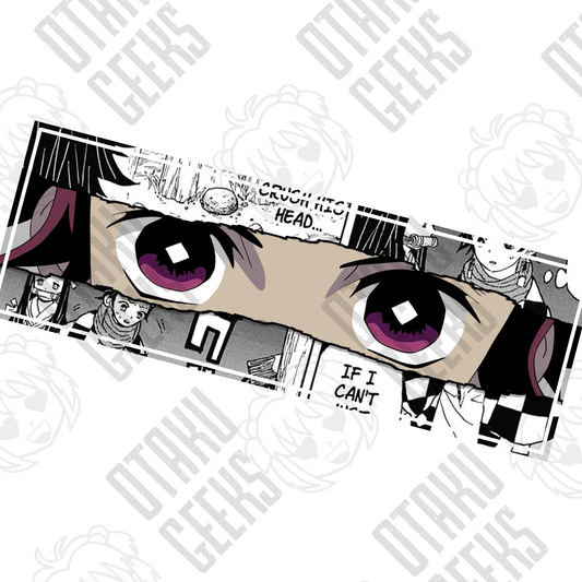 Tanjiro Manga Slap Sticker | Demon Slayer - Otaku Geeks