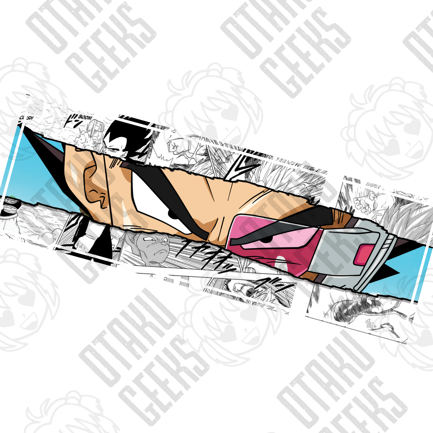 Vegeta Manga Slap Sticker | Dragonball Z - Otaku Geeks