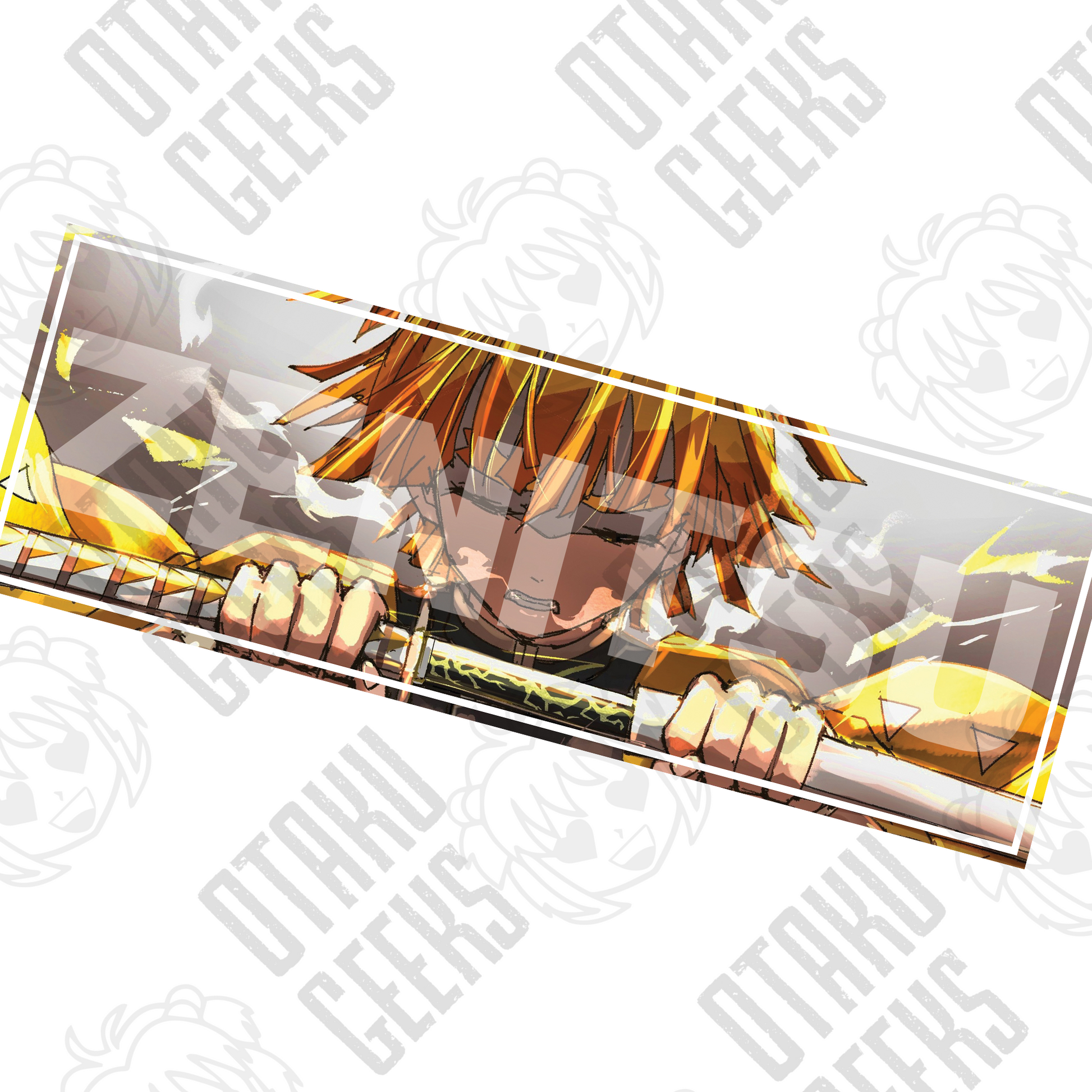 Zenitsu Slap Sticker 3 | Demon Slayer - Otaku Geeks